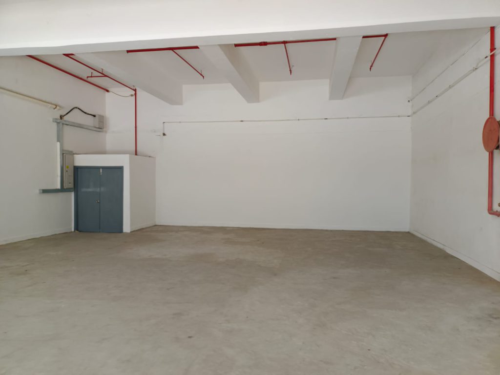 Renovation project involving AC and fan setup at Oceanic Industrial Centre