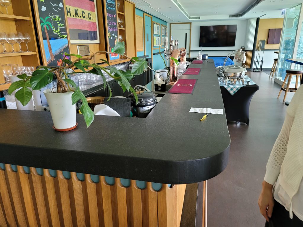Renovation Project with installing new black granite top at HKCC
